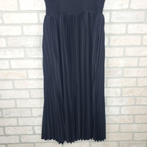 J. CREW Smocked Waist Pleated Dress Size 4 - Picture 7 of 14